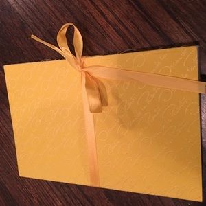 Oscar de la renta yellow notebook